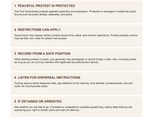 Protest Rights