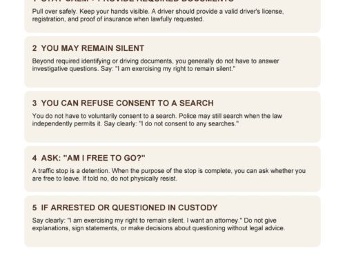 Traffic Stop Guide